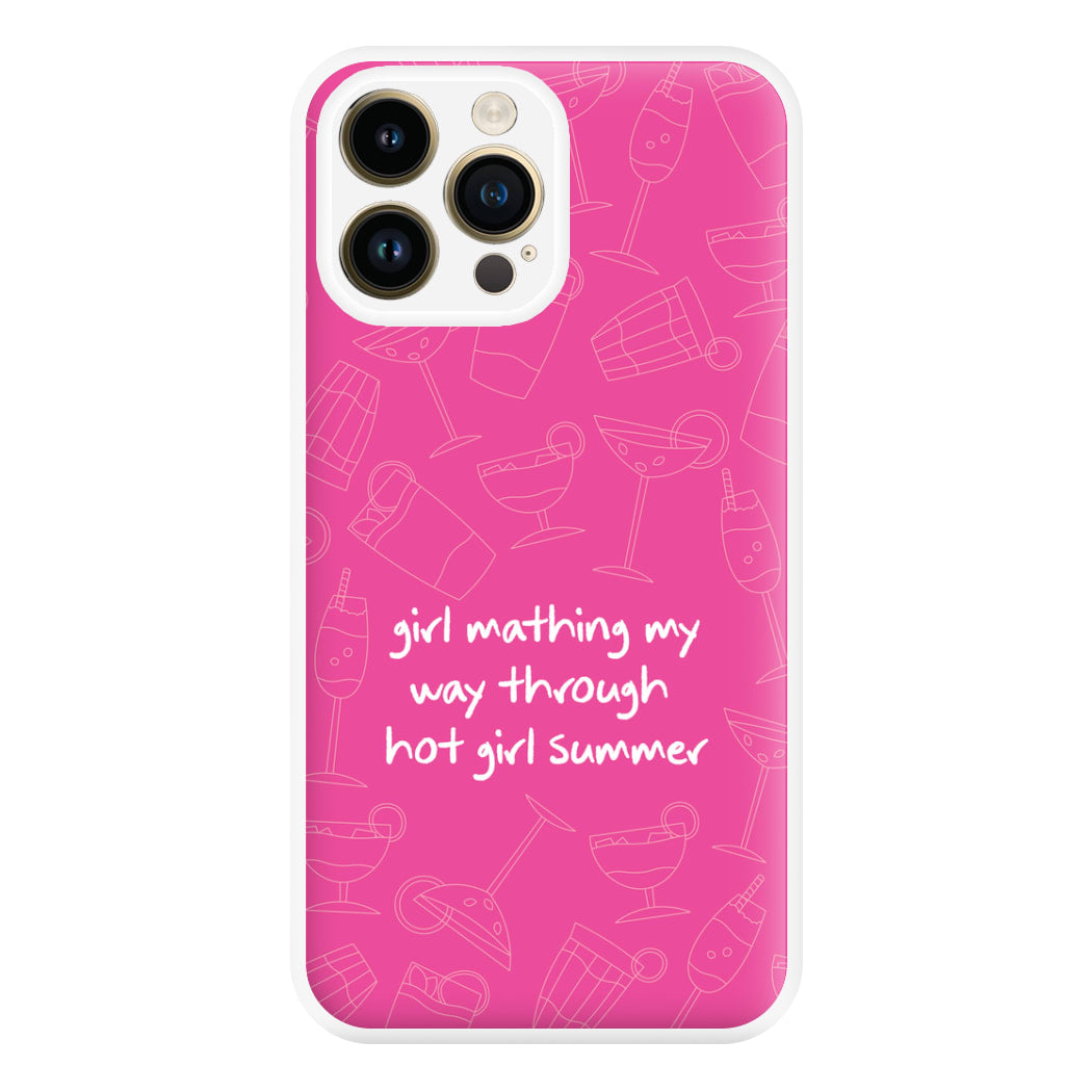 Girl Mathing - Summer Phone Case for iPhone 14 Pro Max