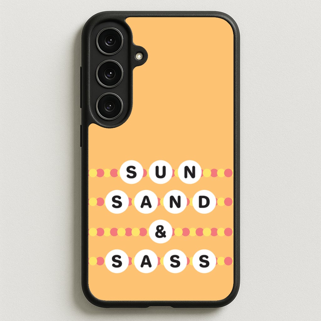 Sun, Sand And Sass Phone Case for Galaxy S25FE