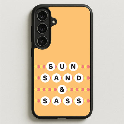 Sun, Sand And Sass Phone Case for Galaxy S25FE