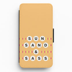 Sun, Sand And Sass Flip / Wallet Phone Case