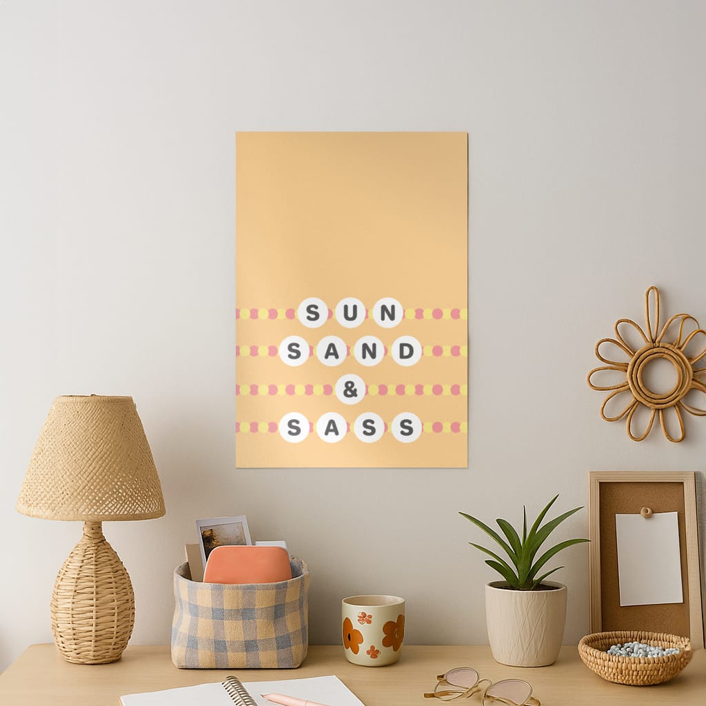 Sun, Sand And Sass Art Print