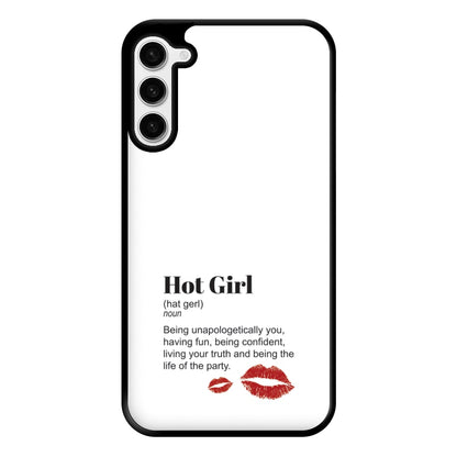 Hot Girl Dictionary Definition Phone Case for Galaxy S23 Plus