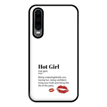 Hot Girl Dictionary Definition Phone Case for Huawei P30