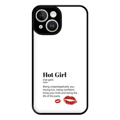 Hot Girl Dictionary Definition Phone Case for iPhone 14