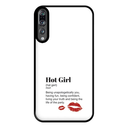 Hot Girl Dictionary Definition Phone Case for Huawei P20 Pro