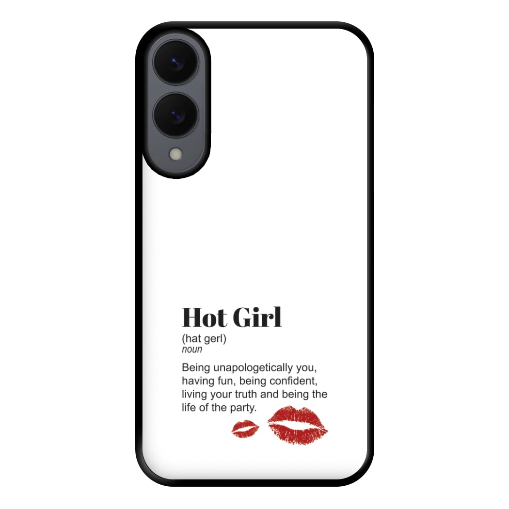Hot Girl Dictionary Definition Phone Case for Galaxy S25 Edge