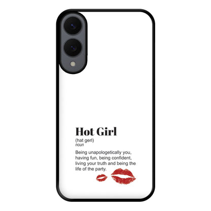 Hot Girl Dictionary Definition Phone Case for Galaxy S25 Edge