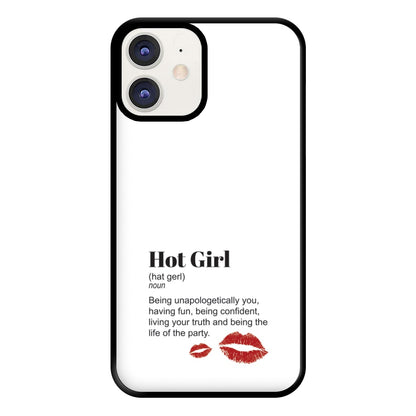 Hot Girl Dictionary Definition Phone Case for iPhone 11