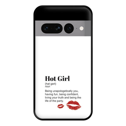 Hot Girl Dictionary Definition Phone Case for Google Pixel 7 Pro