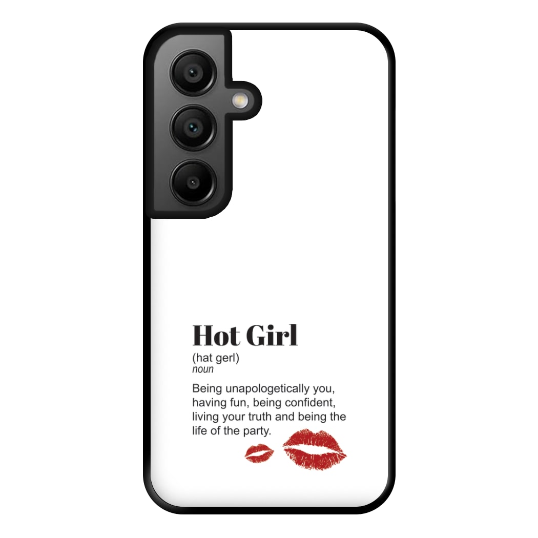 Hot Girl Dictionary Definition Phone Case for Galaxy A56