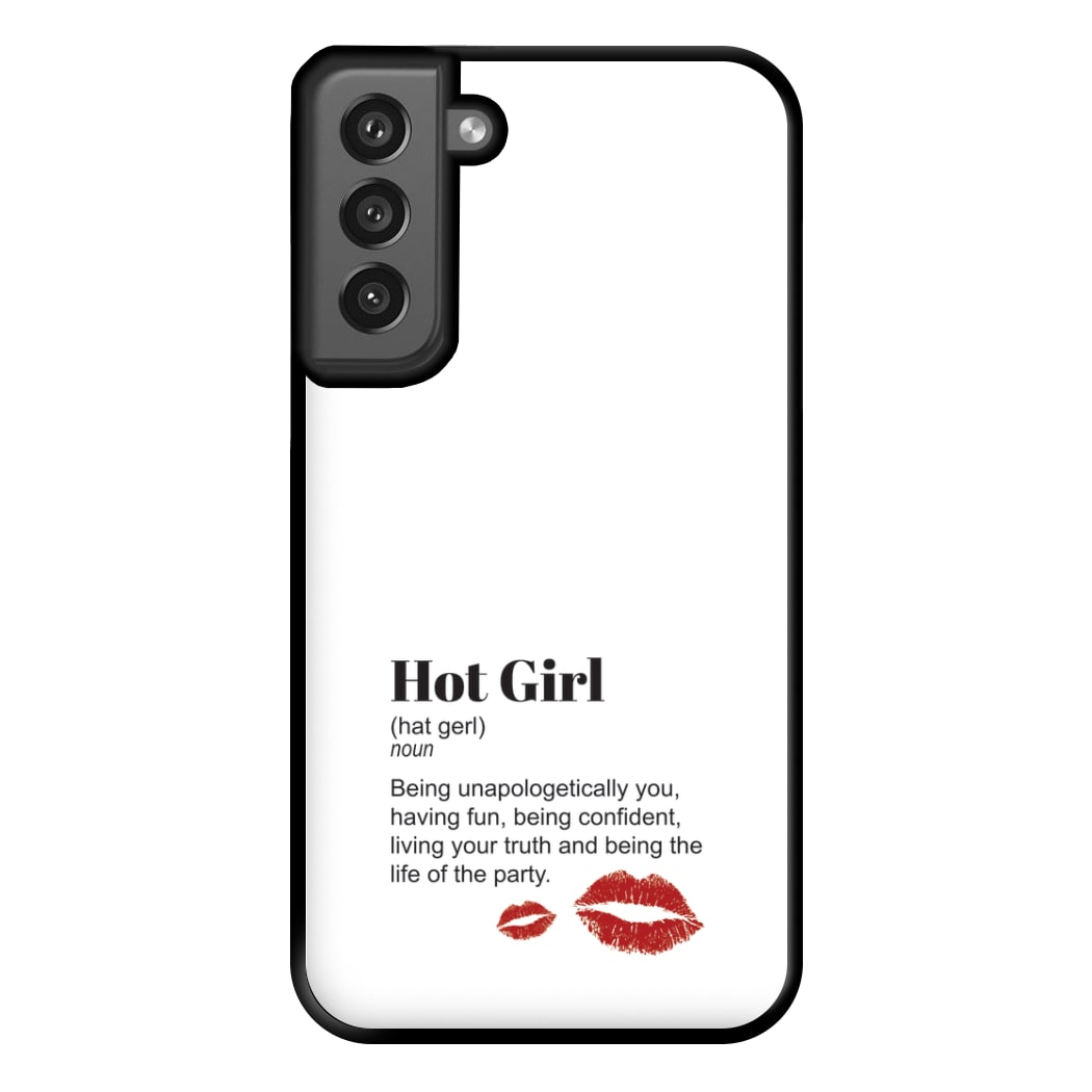 Hot Girl Dictionary Definition Phone Case for Galaxy S21FE