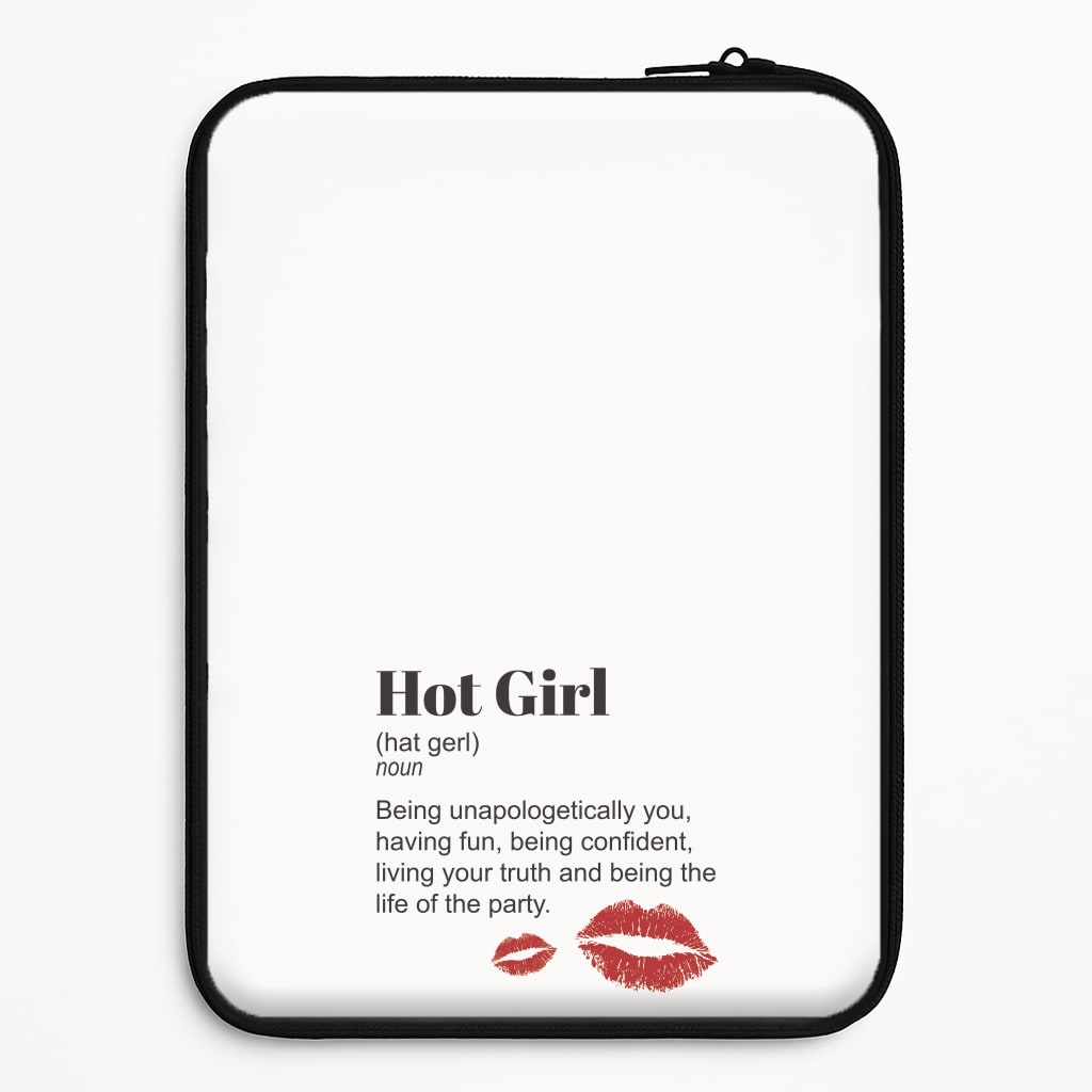Hot Girl Dictionary Definition Laptop Sleeve
