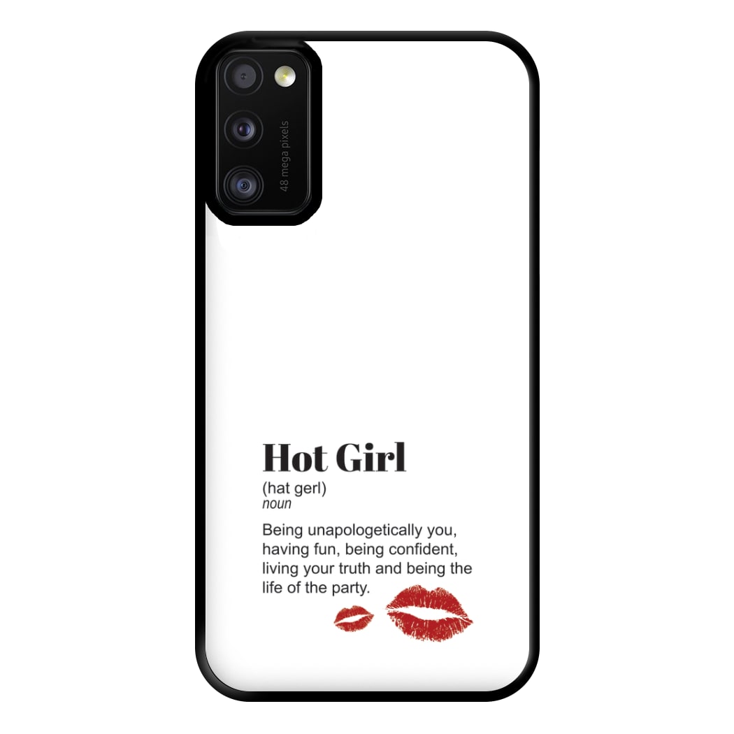 Hot Girl Dictionary Definition Phone Case for Galaxy A41