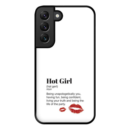 Hot Girl Dictionary Definition Phone Case for Galaxy S22 Plus