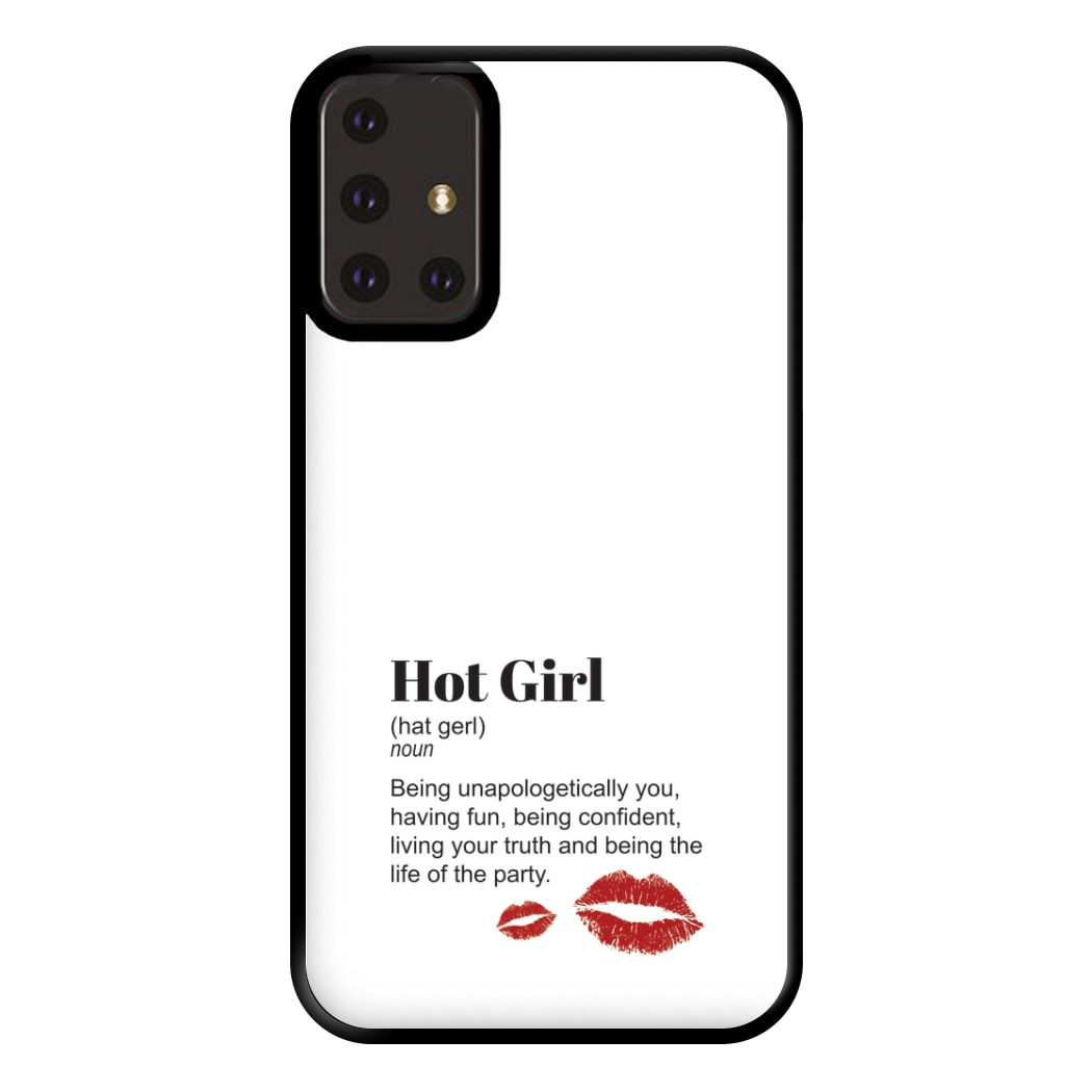 Hot Girl Dictionary Definition Phone Case for Galaxy A71