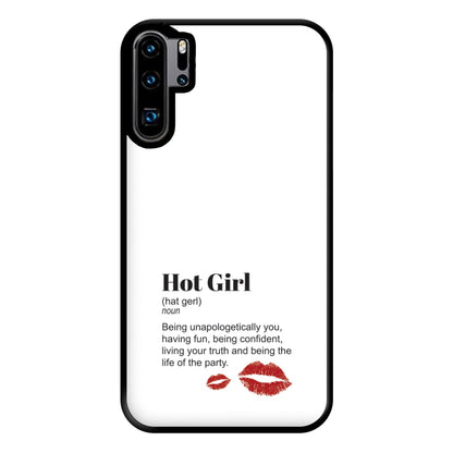 Hot Girl Dictionary Definition Phone Case for Huawei P30 Pro