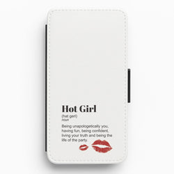 Hot Girl Dictionary Definition Flip / Wallet Phone Case