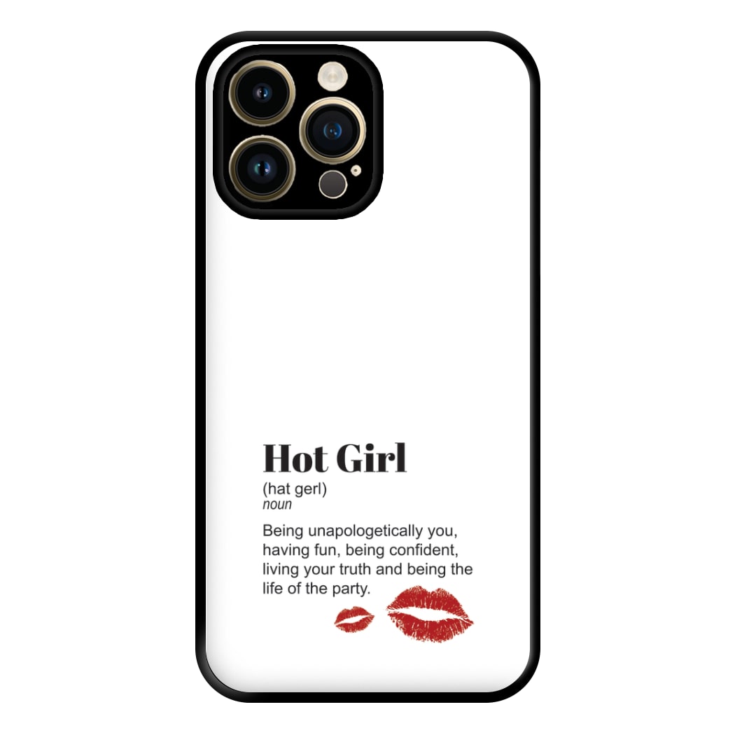 Hot Girl Dictionary Definition Phone Case for iPhone 14 Pro Max