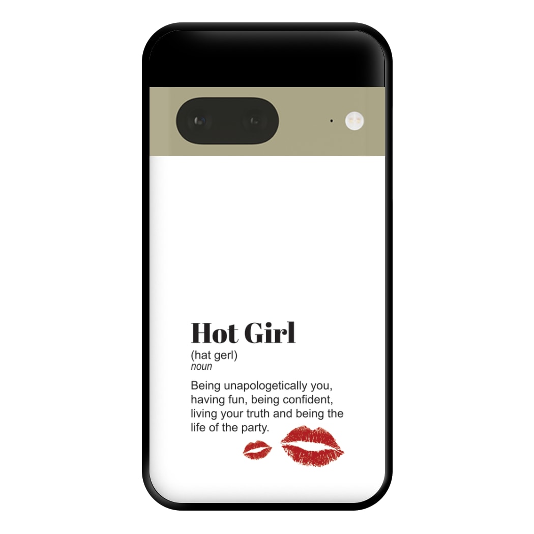Hot Girl Dictionary Definition Phone Case for Google Pixel 7a