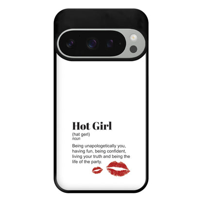 Hot Girl Dictionary Definition Phone Case for Google Pixel 9 Pro XL