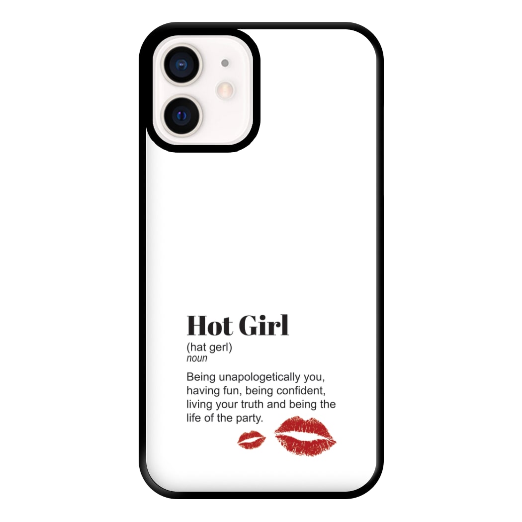 Hot Girl Dictionary Definition Phone Case for iPhone 12 Mini