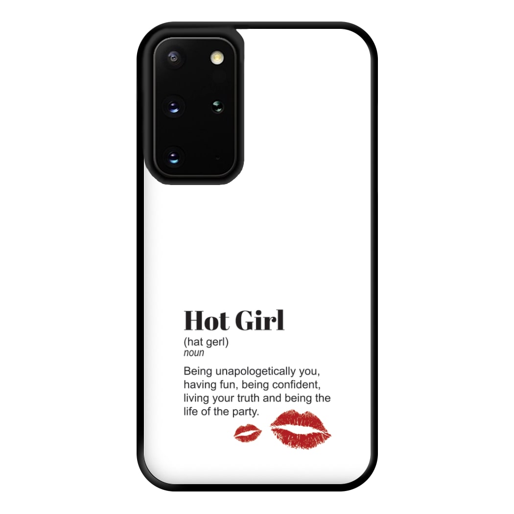 Hot Girl Dictionary Definition Phone Case for Galaxy S20 Plus