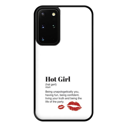 Hot Girl Dictionary Definition Phone Case for Galaxy S20 Plus