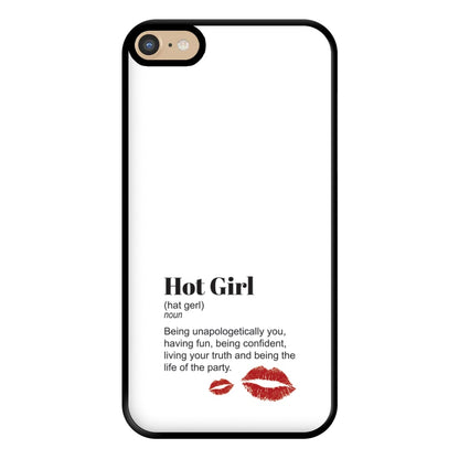 Hot Girl Dictionary Definition Phone Case for iPhone 6 Plus / 7 Plus / 8 Plus