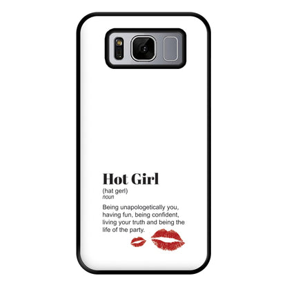Hot Girl Dictionary Definition Phone Case for Galaxy S8 Plus