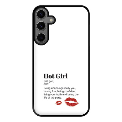 Hot Girl Dictionary Definition Phone Case for Galaxy S23FE