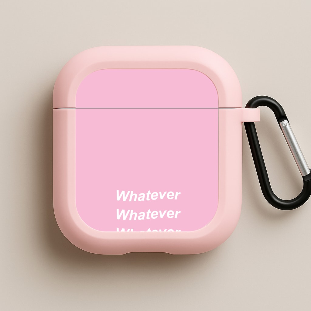 Whatever, Whatever, Whatever Pink AirPods Case