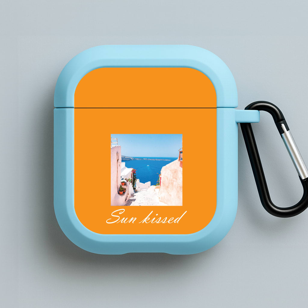 Sun Kissed Landscape Blue AirPods Case