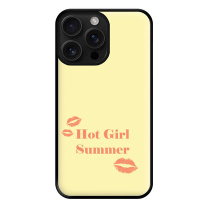 Hot Girl Summer Kisses Phone Case for iPhone 16 Pro Max