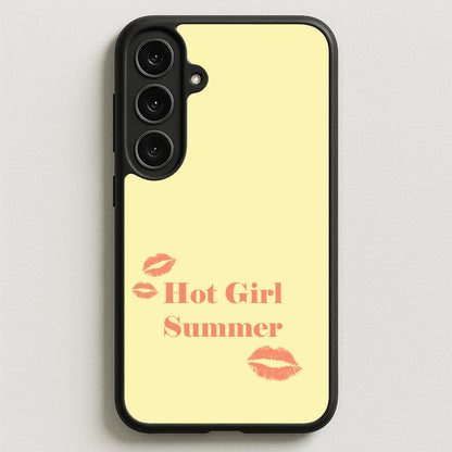 Hot Girl Summer Kisses Phone Case for Galaxy S25FE