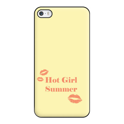 Hot Girl Summer Kisses Phone Case for iPhone 5 / 5s / SE 2016
