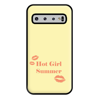 Hot Girl Summer Kisses Phone Case for Galaxy S10 Plus