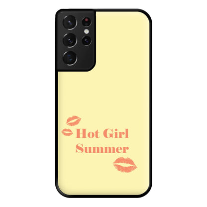 Hot Girl Summer Kisses Phone Case for Galaxy S21 Ultra