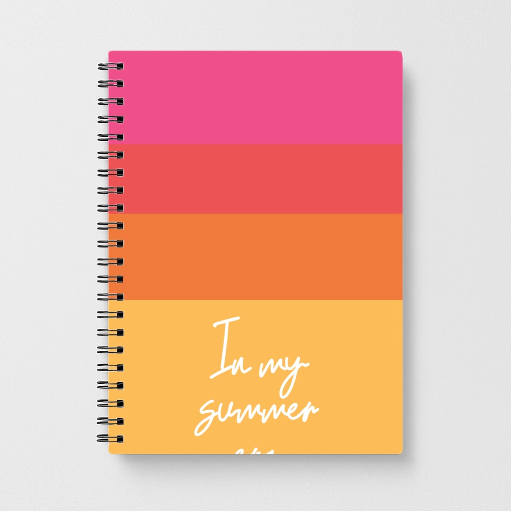 In My Summer Era Ombre Notebook