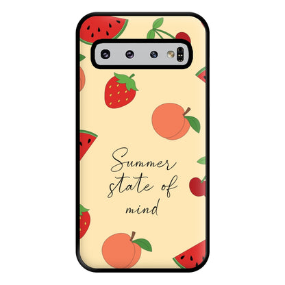 Summer State Of Mind Fruits Pattern Phone Case for Galaxy S10 Plus