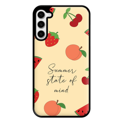 Summer State Of Mind Fruits Pattern Phone Case for Galaxy S23 Plus