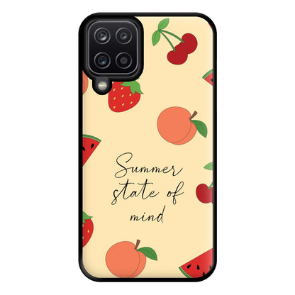 Summer State Of Mind Fruits Pattern Phone Case for Galaxy A12