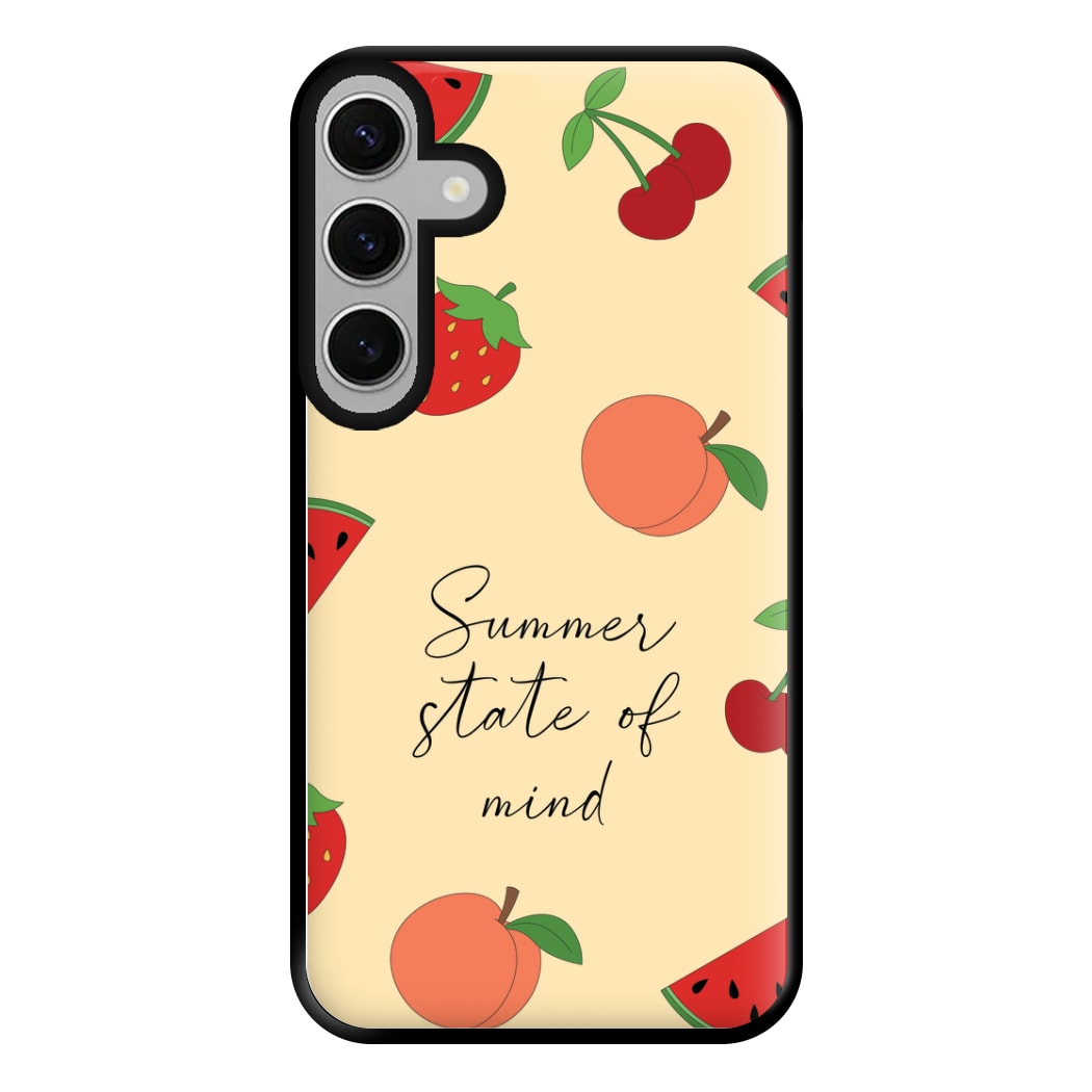 Summer State Of Mind Fruits Pattern Phone Case for Galaxy S24FE