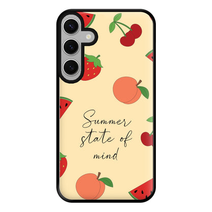 Summer State Of Mind Fruits Pattern Phone Case for Galaxy S24FE