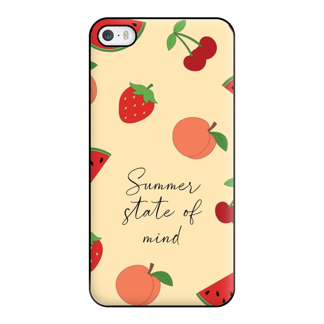Summer State Of Mind Fruits Pattern Phone Case for iPhone 5 / 5s / SE 2016