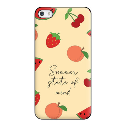 Summer State Of Mind Fruits Pattern Phone Case for iPhone 5 / 5s / SE 2016