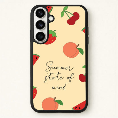 Summer State Of Mind Fruits Pattern Phone Case for Galaxy S26 Plus