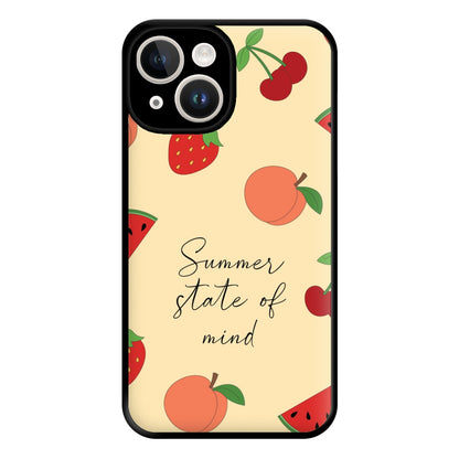 Summer State Of Mind Fruits Pattern Phone Case for iPhone 14