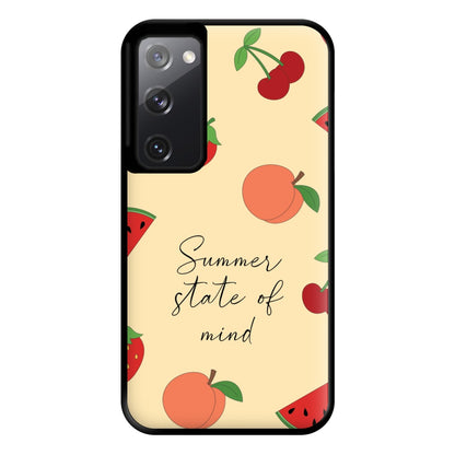 Summer State Of Mind Fruits Pattern Phone Case for Galaxy S20FE