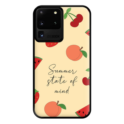 Summer State Of Mind Fruits Pattern Phone Case for Galaxy S20 Ultra