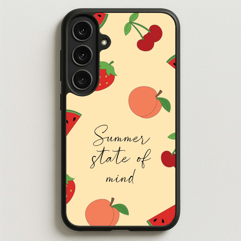 Summer State Of Mind Fruits Pattern Phone Case for Galaxy S25FE